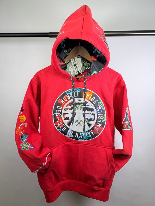 2026 Red Floral Hoodie