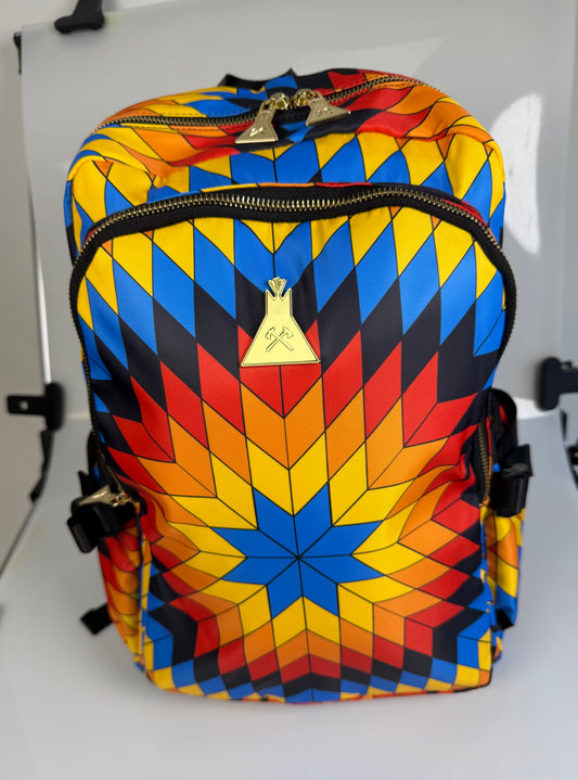 Fire Color Star Backpack