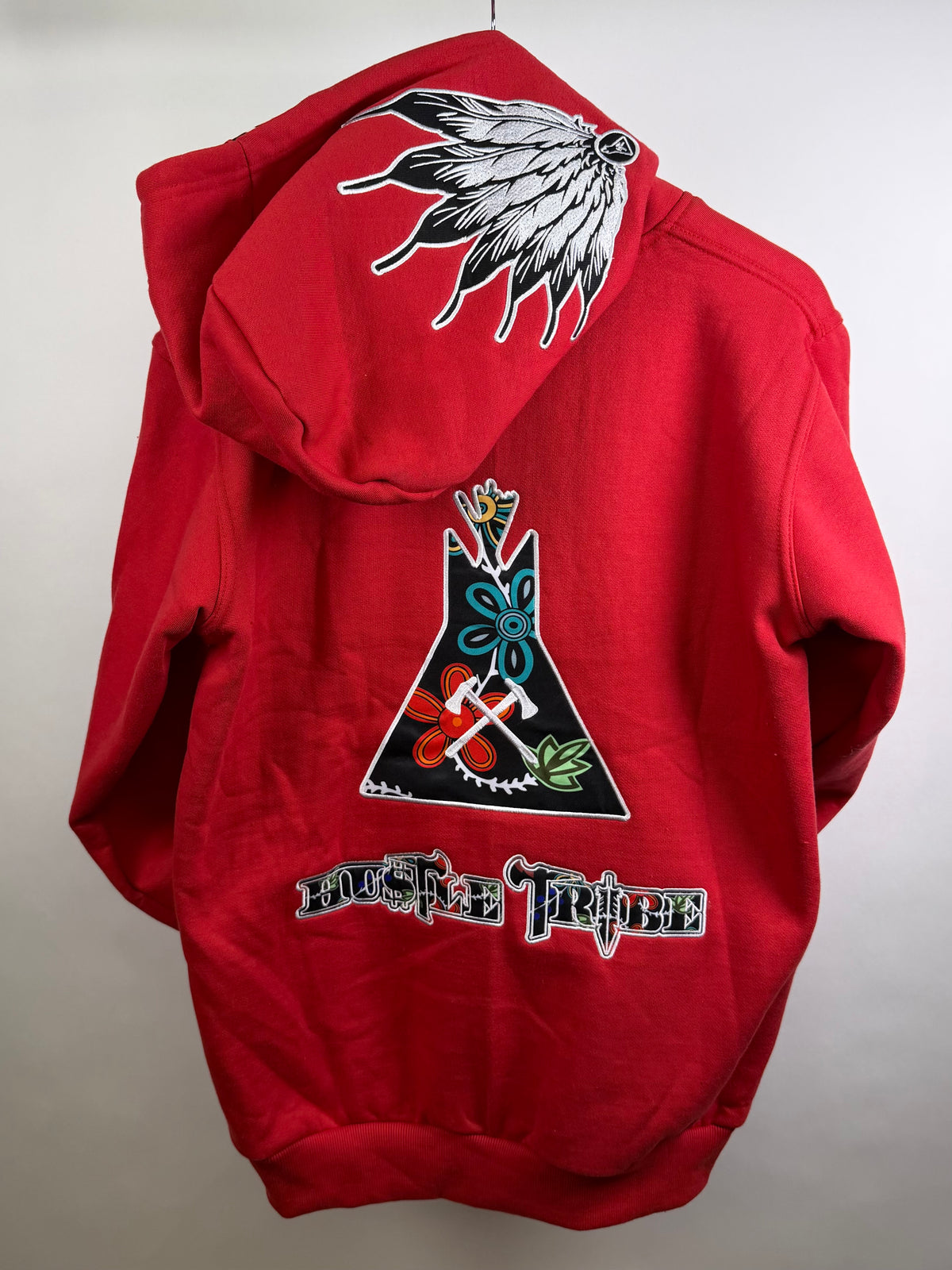 2026 Red Floral Hoodie