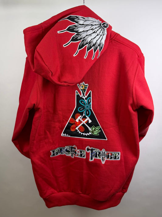 2026 Red Floral Hoodie