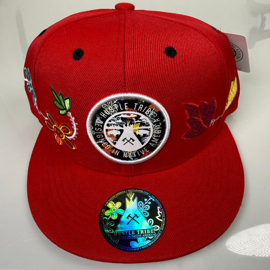 RED FLORAL 2025 Snapback