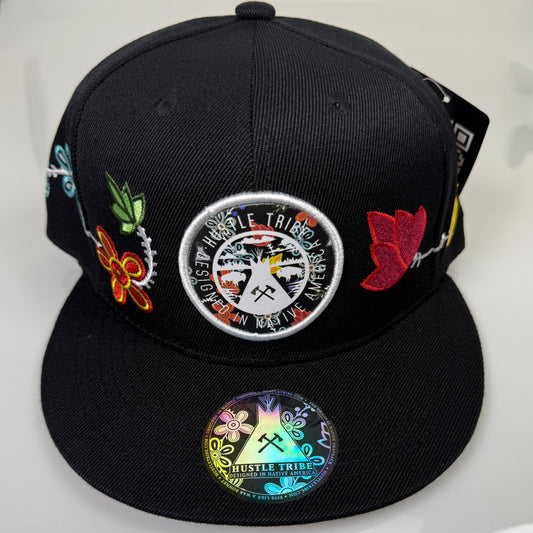 Black FLORAL 2025 Snapback