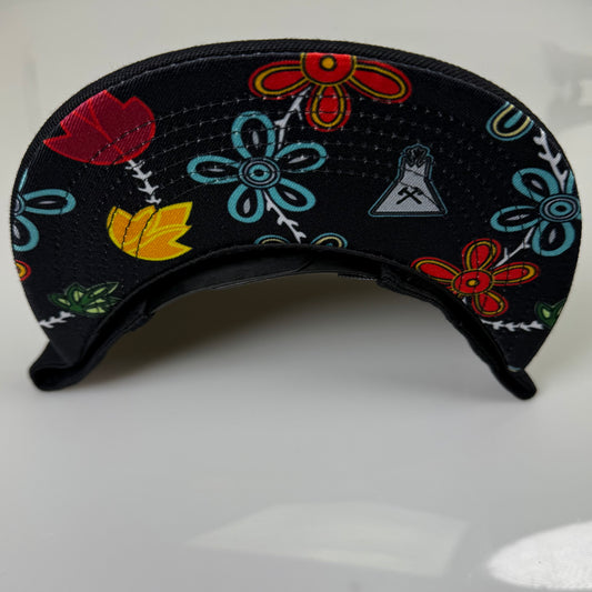 Black FLORAL 2025 Snapback